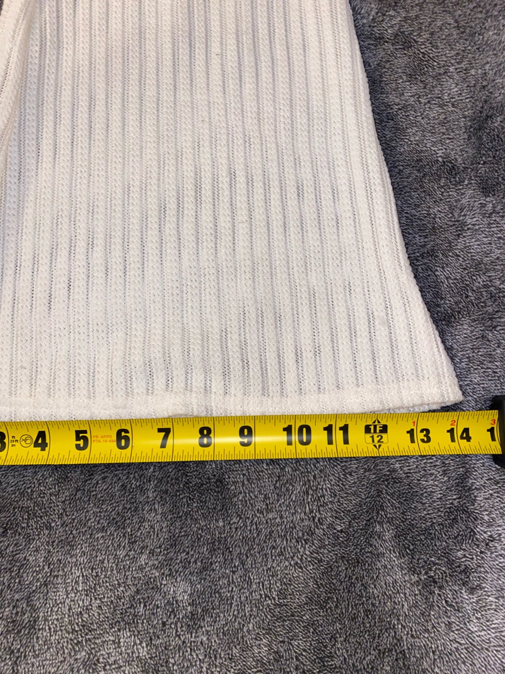 ACOA Cream Ribbed Knit Wide Leg Pants Size Large NWT - Picture 7 of 10